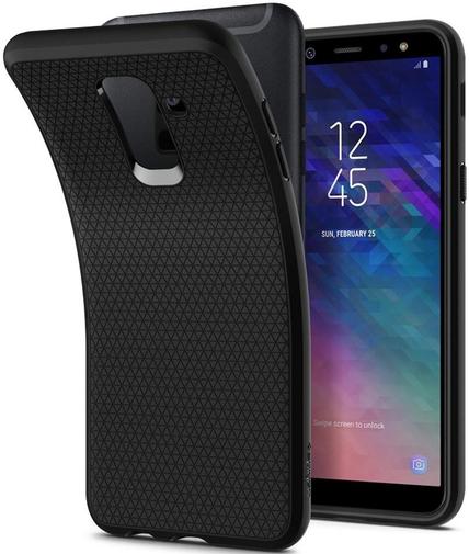 Чохол Spigen for Samsung Galaxy A6 Plus - Liquid Air Black (597CS24095)