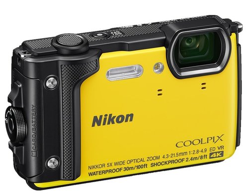Компактна фотокамера Nikon Coolpix W300 Yellow (VQA072E1)