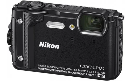 Фото: Компактна фотокамера Nikon Coolpix W300 Black (VQA070E1) № 8 | KTC