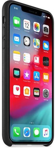 Чохол-накладка Apple для iPhone XS Max - Leather Case Black