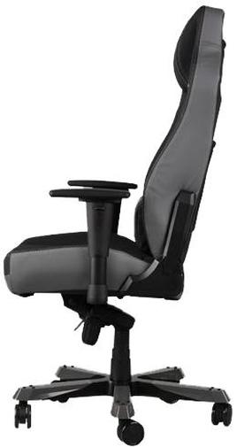Крісло ігрове DXRACER Classic OH/CE120/NG Vinil шкіра, Al основа, Black/Grey