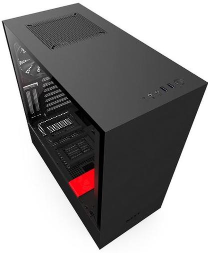 Корпус для ПК NZXT H500i Black/ Red (CA-H500W-BR)