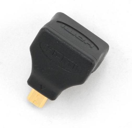 Перехідник Gembird HDMI / MicroHDMI 90 Black (A-HDMI-FDML)