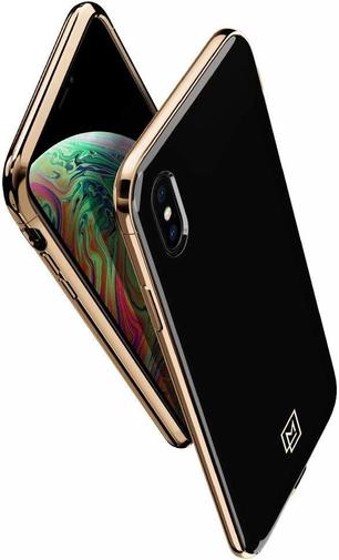 Чохол-накладка Spigen для iPhone XS Max - Case La Manon etui Gold Black