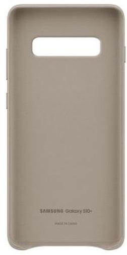 Чохол Samsung for Galaxy S10 Plus G975 - Leather Cover Gray (EF-VG975LJEGRU)