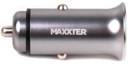 Зарядний пристрій Maxxter UCC-22A 2xUSB 3.1A Gray