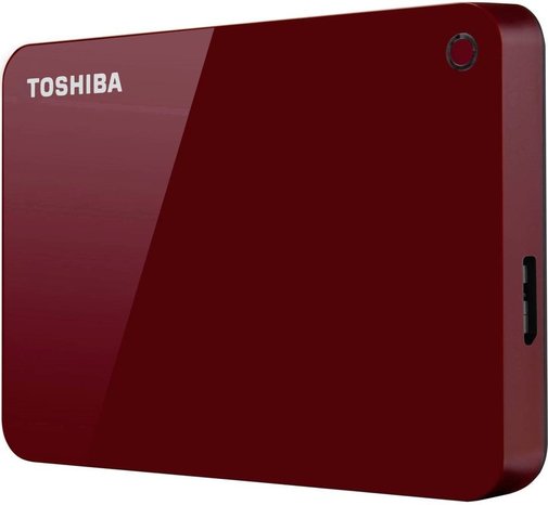 Зовнішній жорсткий диск Toshiba Canvio Advance 1TB HDTC910ER3AA Red