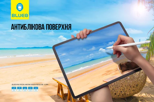 Фото: Захисна плівка Blueo for iPad 9.7 № 9 | KTC