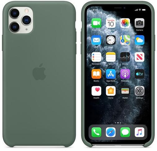 Чохол-накладка Apple для iPhone 11 Pro Max - Silicone Case Pine Green