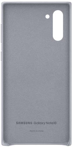 Чохол-накладка Samsung для Galaxy Note 10 (N970) - Leather Cover Gray