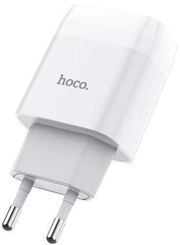 Зарядний пристрій Hoco C73A Glorious with Type-C Cable White (C73A Type-C White)