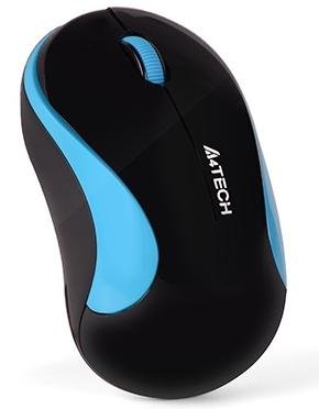 Мишка, A4 Tech V-Track G3-270N Wireless, Black/Blue