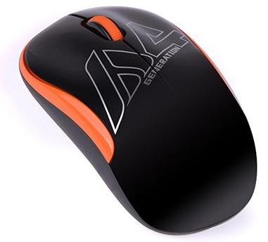 Миша A4tech G3-300N Black/Orange