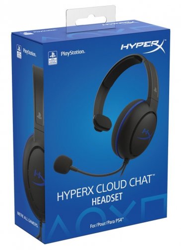 Гарнітура Kingston HyperX Cloud Chat Headset for PS4 Black/Blue (HX-HSCCHS-BK/EM)