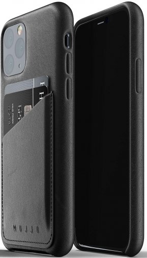 Чохол-накладка MUJJO для iPhone 11 Pro - Full Leather Wallet, Black