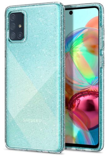 Чохол-накладка Spigen для Samsung Galaxy A71 - Liquid Crystal Glitter Crystal Quartz