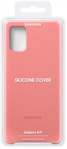 Чохол Samsung for Galaxy A71 A715F - Silicone Cover Pink (EF-PA715TPEGRU)