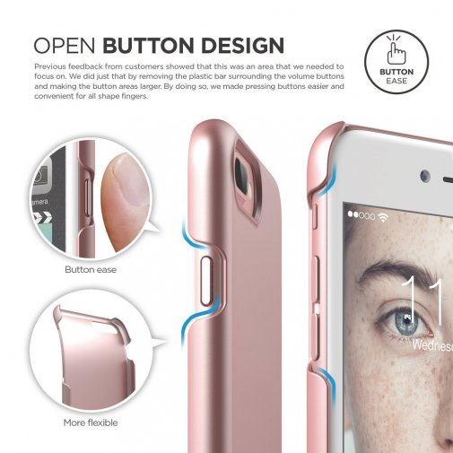 Чохол Elago for Apple iPhone 8 Plus/7 Plus - Slim Fit 2 Case Rose Gold (ES7PSM2-RGD-RT)