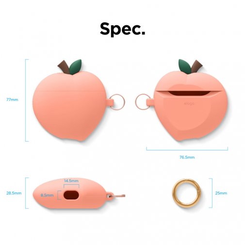Чохол Elago for Airpods - Peach Hang Case Peach (EAP-PEACH-PE)