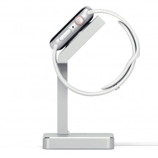 Док-станція Satechi Aluminum Apple Watch Stand charges Silver (ST-AWSS)