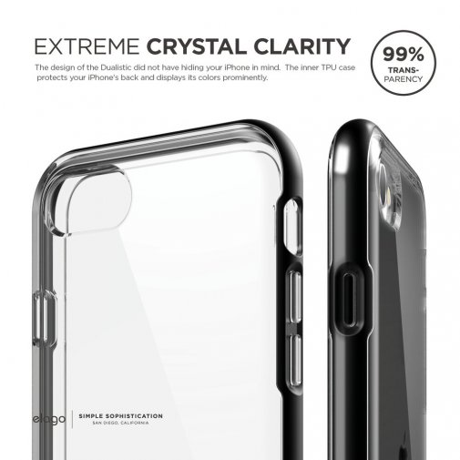 Чохол Elago for Apple iPhone 8/7/SE - Dualistic Case Black (ES7DL-BK-RT)