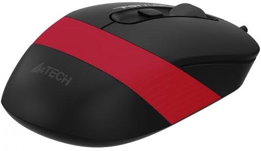 Миша A4tech FM10S Silent Black/Red (FM10S Red)