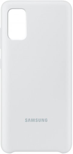  Чохол Samsung for Galaxy A41 A415 - Silicone Cover White (EF-PA415TWEGRU)