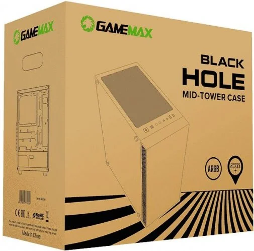 Фото: Корпус Gamemax Black Hole Black with window № 12 | KTC