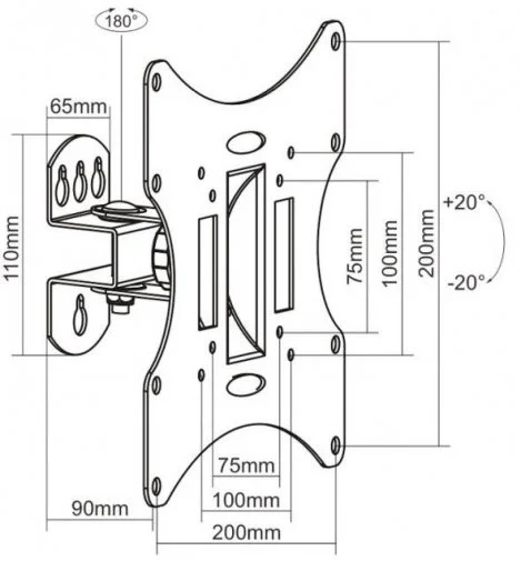 Фото: Кронштейн UniBracket BZ12-21 Black № 5 | KTC