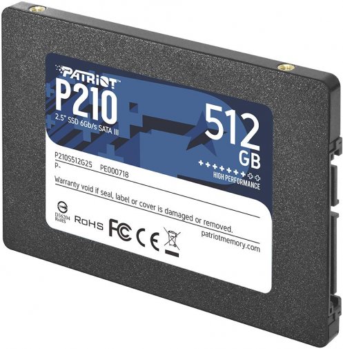 Твердотільний накопичувач Patriot P210 512GB (P210S512G25)