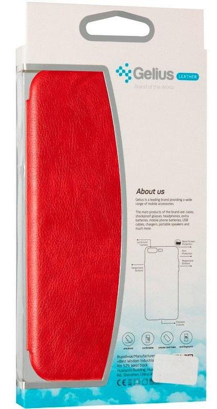 Чохол Gelius for Huawei P30 Lite - Book Cover Leather Red (72907 )