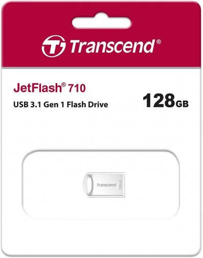 Фото: Флешка USB Transcend JetFlash 710 128GB Silver (TS128GJF710S) № 7 | KTC