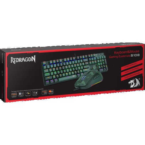 Клавіатура+мишка, Redragon S108 USB, Camouflage ( Gaming )