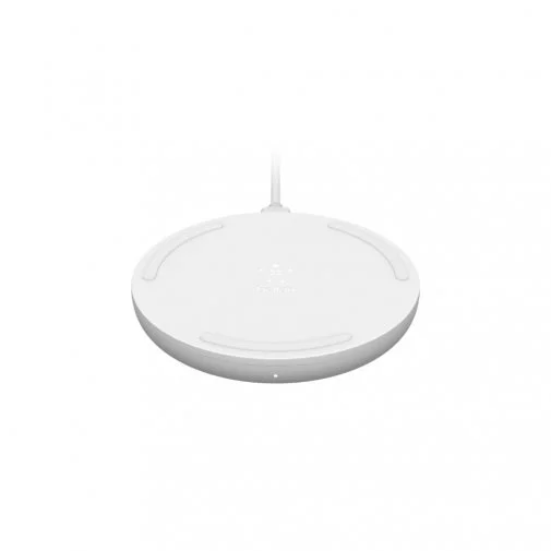Фото: Бездротовий зарядний пристрій Belkin Pad Wireless Charging Qi 10W White (WIA001VFWH) № 7 | KTC