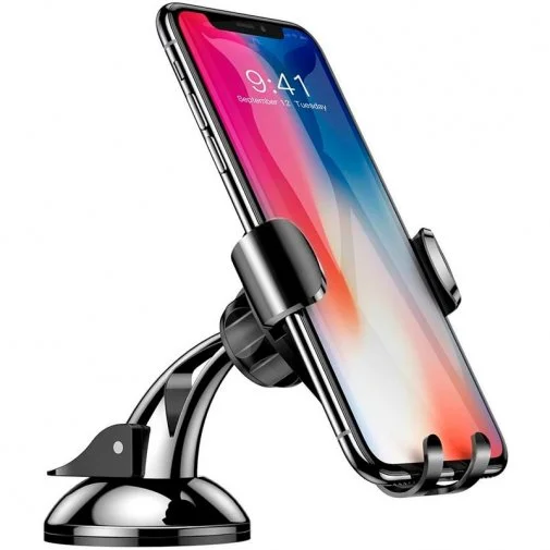 Фото: Кріплення для мобільного телефону Baseus Gravity Car Mount Osculum Type Gravity Black (SUYL-XP01) № 10 | KTC