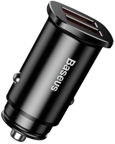 Зарядний пристрій Baseus Square metal 30W QC3.0 Black (CCALL-DS01)