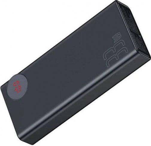  Батарея універсальна Baseus Mulight Power Bank 30000mAh Black (PPMY-01)