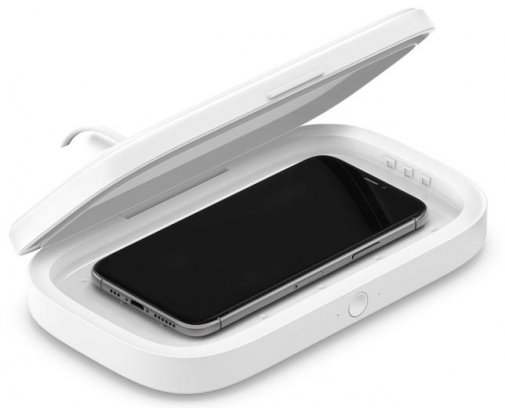 Зарядний пристрій Belkin Wireless Charging Qi 10W with UV (WIZ011VFWH)