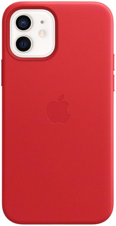 Чохол Apple for iPhone 12/12 Pro - Leather Case with MagSafe PRODUCT Red (MHKD3)