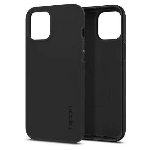 Фото: Чохол Spigen for iPhone 12 Pro Max - Thin Fit Black (ACS01612) № 9 | KTC