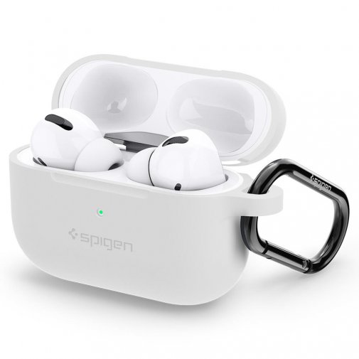 Чохол Spigen for Apple Airpods Pro - Silicone Fit White (ASD00534)
