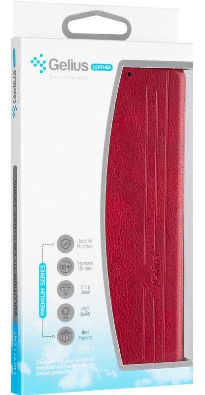  Чохол Gelius for Xiaomi Redmi 9a - Book Cover Leather New Red (00000083004)