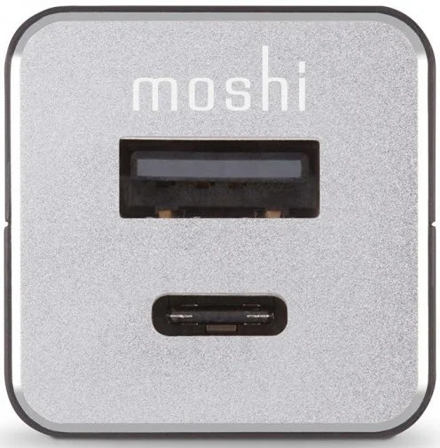Фото: Автомобільний зарядний пристрій Moshi QuikDuo Car Charger USB-C PD/QC 36W Black (99MO022072) № 7 | KTC