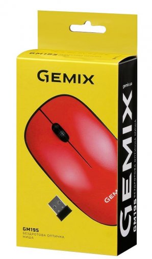 Миша Gemix GM195 Red (GM195 red)