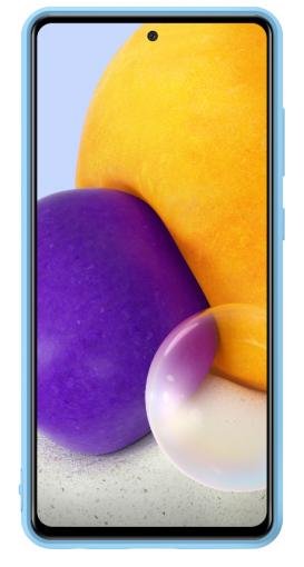 Чохол Samsung for Galaxy A72 A725 - Silicone Cover Blue (EF-PA725TLEGRU)