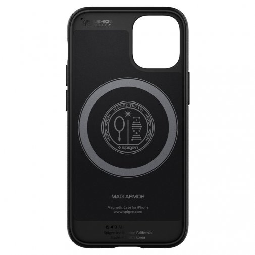 Чохол Spigen for Apple iPhone 12 Mini - Mag Armor Black (ACS01866)