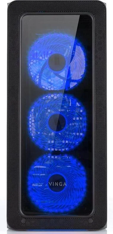 Фото: Корпус Vinga CS209B Blue / Black with window № 11 | KTC