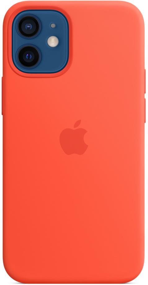 Чохол Apple for iPhone 12 Mini - Silicone Case with MagSafe Electric Orange (MKTN3ZM/A)