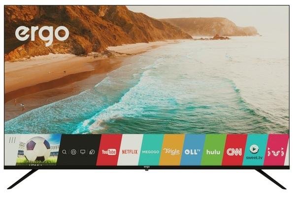 Телевізор LED Ergo 55WUS9000 (Smart TV, Wi-Fi, 3840x2160)