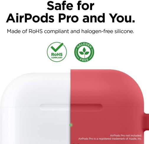 Чохол Elago for Airpods Pro - Silicone Hand Case Red (EAPPOR-HANG-RD)